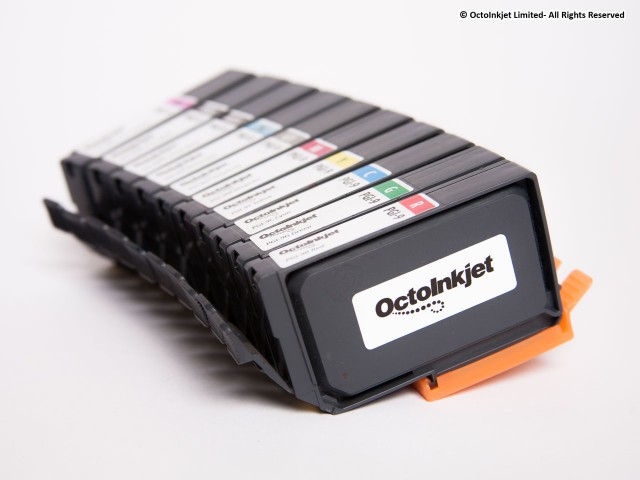 PGI-9 compatible cartridge set - OctoInkjet Pigment inks that let you test our inks before you purchase a refill bundle