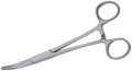 Stainless Steel Curved Tip Forceps 20cm